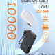 УМБ Power Bank WUW Y141 10000mAh PD22.5W (with cable Type-C+Type-C to Lightning)