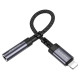 Перехідник Borofone BV24 Graceful Lightning to 3.5mm 0.15m