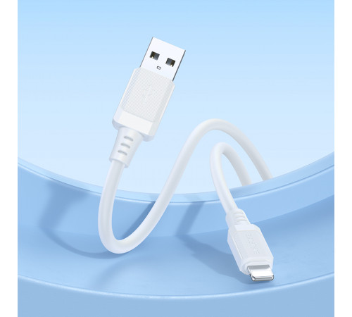 Data Cable Borofone BX115 Lotto Lightning 1m