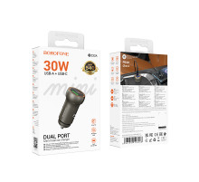 Автомобільний зарядний пристрій Borofone BZ32A Fresh PD30W+QC3.0