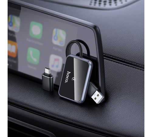 Автомобільний бездротовий CarPlay Hoco HU1 Way