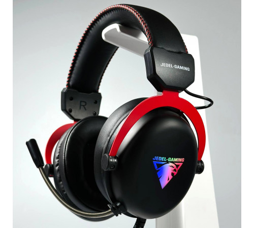 Навушники комп'ютерні дротові Jedel GH581 Gaming RGB з мікрофоном (1.8m)