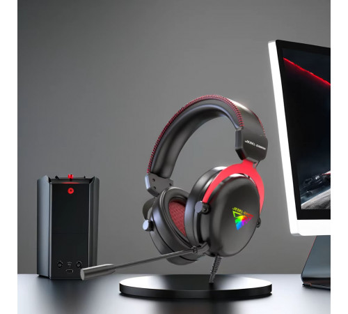 Навушники комп'ютерні дротові Jedel GH581 Gaming RGB з мікрофоном (1.8m)