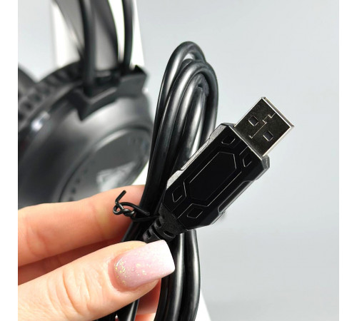 Навушники комп'ютерні дротові Jedel GH582 Gaming RGB з мікрофоном (1.8m)