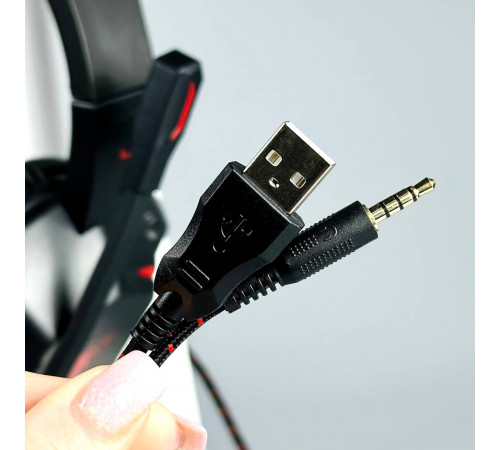 Навушники комп'ютерні дротові Jedel GH-233 Gaming з мікрофоном (2.1m)