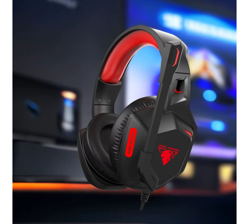 Навушники комп'ютерні дротові Jedel GH-233 Gaming з мікрофоном (2.1m)