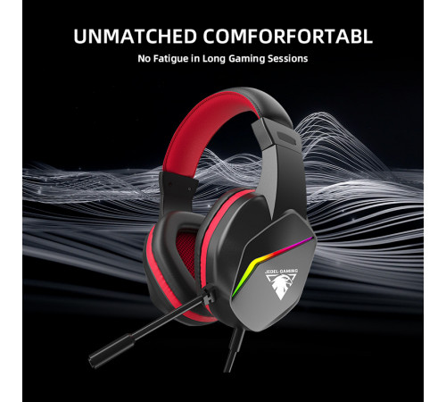 Навушники комп'ютерні дротові Jedel GH269 Gaming з мікрофоном (1.8m)