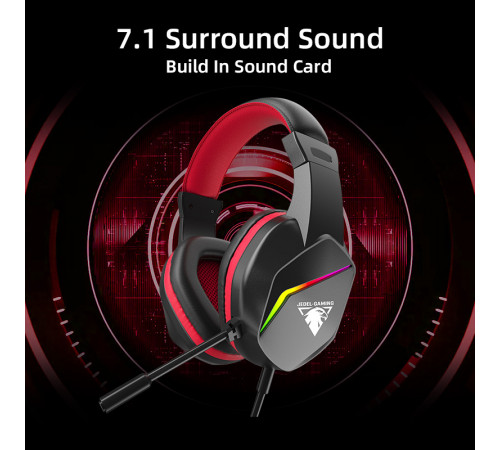 Навушники комп'ютерні дротові Jedel GH269 Gaming з мікрофоном (1.8m)