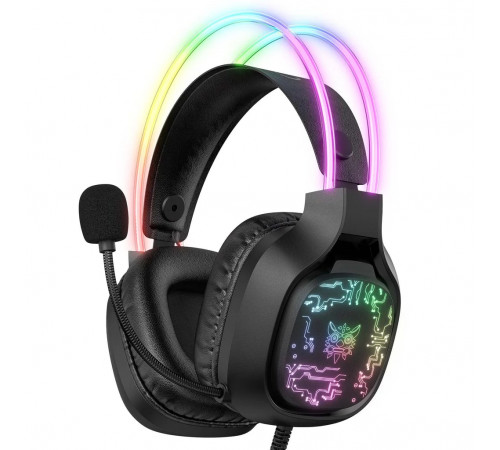 Навушники комп'ютерні Onikuma X22 RGB з мікрофоном