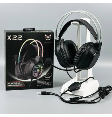 Навушники комп'ютерні Onikuma X22 RGB з мікрофоном