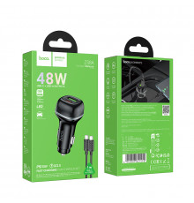 Автомобільний зарядний пристрій Hoco Z58A Rank PD30W+QC3.0 Type-C to Type-C