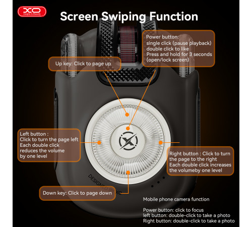 Бездротові навушники XO G39 Metal Remote Control