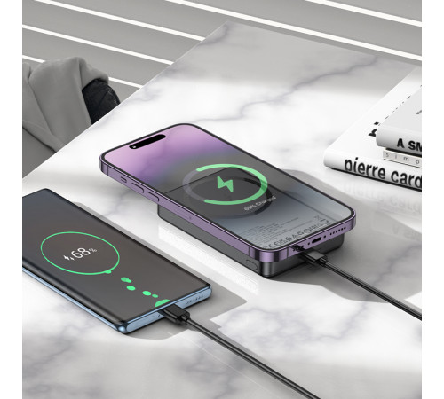 УМБ Power Bank Hoco Q34 Clever 10000mAh PD20W з бездротовою зарядкою