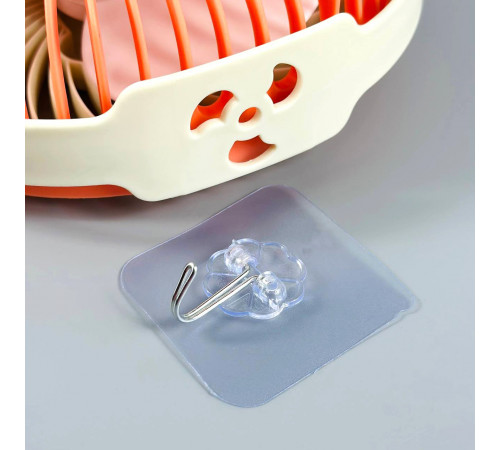 Вентилятор KLW-F9  Mini настільний, підвісний з нахилом (з вбуд. акум.) (17,3cm)