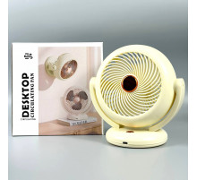 Вентилятор F8 Mini настільний з нахилом (з вбуд. акум.) (17,6сm)