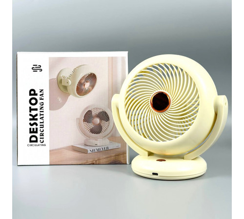 Вентилятор F8 Mini настільний з нахилом (з вбуд. акум.) (17,6сm)