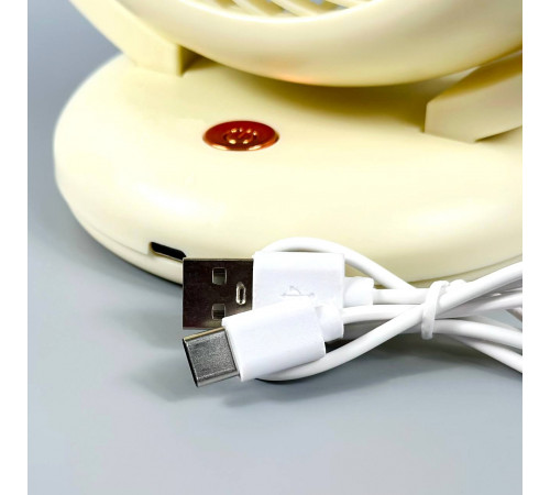 Вентилятор F8 Mini настільний з нахилом (з вбуд. акум.) (17,6сm)