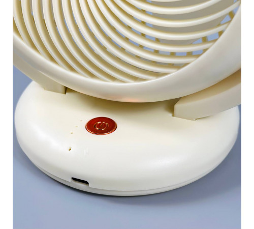 Вентилятор F8 Mini настільний з нахилом (з вбуд. акум.) (17,6сm)