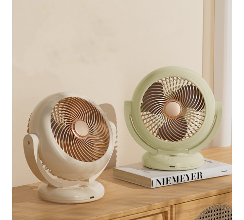 Вентилятор F8 Mini настільний з нахилом (з вбуд. акум.) (17,6сm)