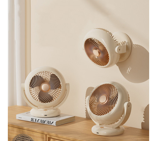 Вентилятор F8 Mini настільний з нахилом (з вбуд. акум.) (17,6сm)