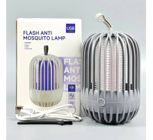 Лампа-пастка від комах Flash Anti Mini 2в1 800mAh (світильник, УФ-лампа) (з вбуд. акум.) (13,5см)