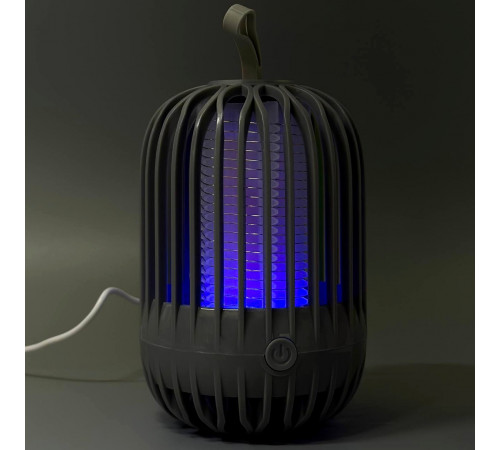 Лампа-пастка від комах Flash Anti Mini 2в1 800mAh (світильник, УФ-лампа) (з вбуд. акум.) (13,5см)