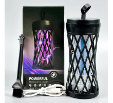 Лампа-пастка від комах TX-WD02 Mini 2в1 800mAh (світильник, УФ-лампа) (з вбуд. акум.) (14см)