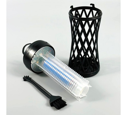 Лампа-пастка від комах TX-WD02 Mini 2в1 800mAh (світильник, УФ-лампа) (з вбуд. акум.) (14см)