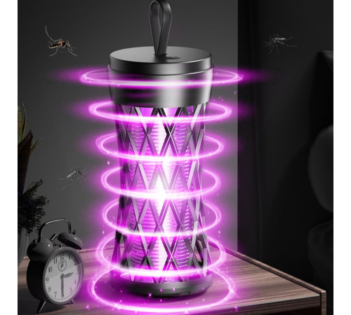 Лампа-пастка від комах TX-WD02 Mini 2в1 800mAh (світильник, УФ-лампа) (з вбуд. акум.) (14см)