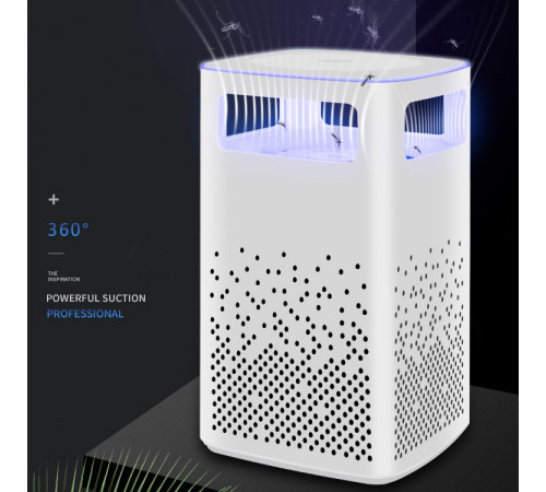 Лампа-пастка від комах KS-2019 Mosquito Killing UV-Lamp працює від USB (17,8см)