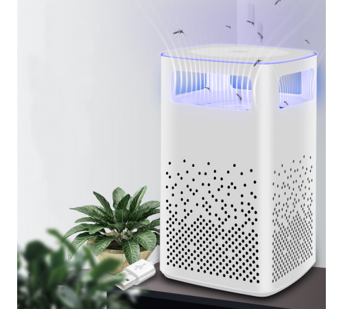 Лампа-пастка від комах KS-2019 Mosquito Killing UV-Lamp працює від USB (17,8см)