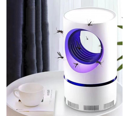 Лампа-пастка від комах KS-668 Mosquito Killer UV-Lamp працює від USB (21,4см)