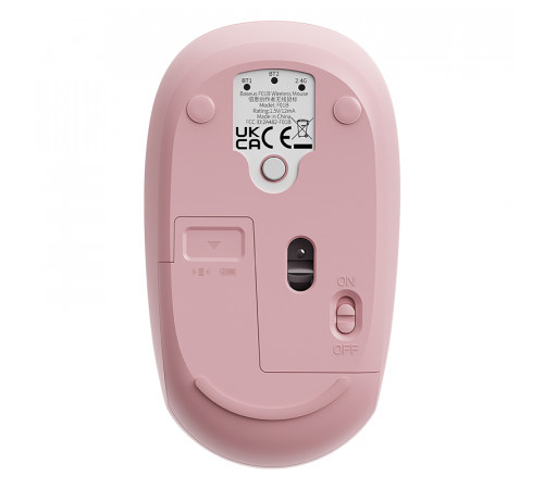 Маніпулятор миша бездротова Baseus F01B Tri-Mode Wireless Mouse Baby Pink (B01055503413-00)