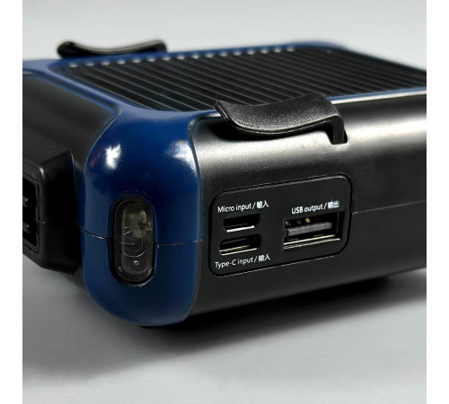 Вентилятор Multifunctional Mini 3 in1 з кріпленням на пояс, підвісний, настільний, + Power bank (з вбуд. акум.) (11cm)
