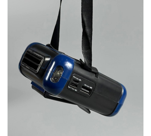 Вентилятор Multifunctional Mini 3 in1 з кріпленням на пояс, підвісний, настільний, + Power bank (з вбуд. акум.) (11cm)