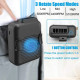 Вентилятор Multifunctional Mini 3 in1 з кріпленням на пояс, підвісний, настільний, + Power bank (з вбуд. акум.) (11cm)