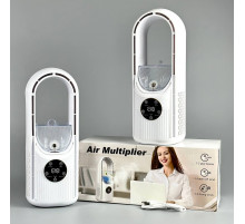 Вентилятор (без лопатей) з функцією охолодження та зволоження повітря, працює від USB (31cm)