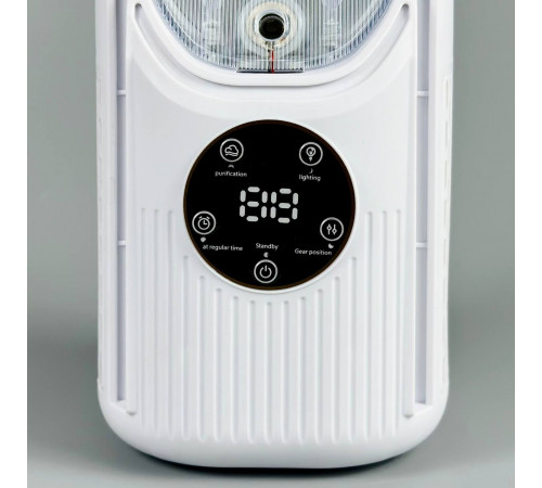 Вентилятор (без лопатей) з функцією охолодження та зволоження повітря, працює від USB (31cm)