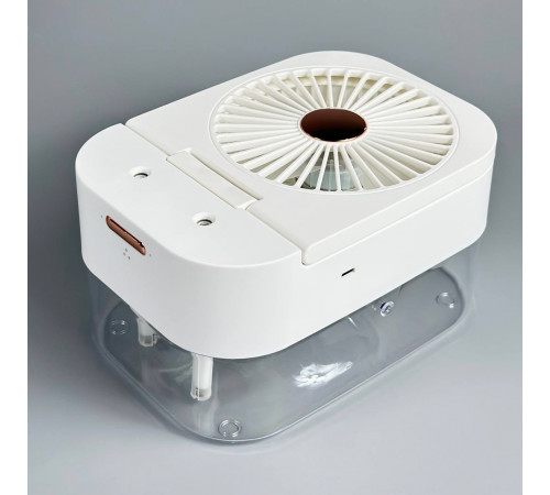 Вентилятор JX-001 з функцією охолодження та зволоження повітря 4000mAh (з вбуд. акум.) (27,5cm)