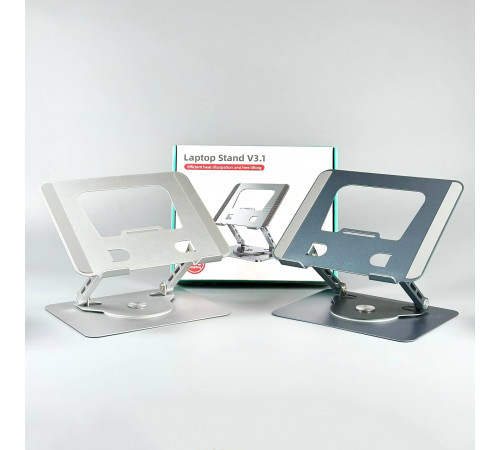 Настільна підставка V3.1 для ноутбука to 15.9" обертається на 360° (Metal)