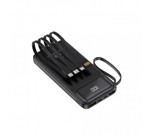 УМБ Power Bank TUGII WUW Y100 10000mAh PD22.5W (with cable Type-C+Micro+Lightning+USB)