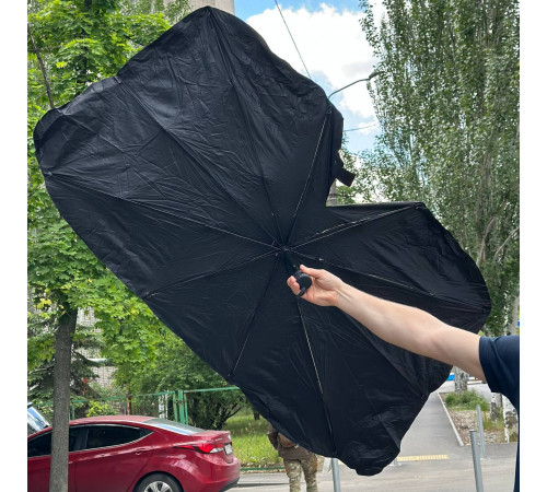 Автомобільна сонцезахисна парасолька Large (76*140cm)