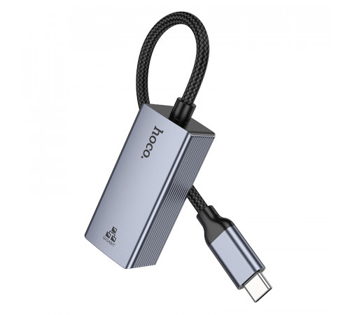 Перехідник Hoco UA37 Type-C to RJ45 ethernet (1000 Mbps)