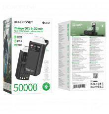 УМБ Power Bank Borofone BJ65A Velocity 50000mAh PD20W+22.5W (with cable Type-C, Micro, Lightning, USB)