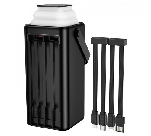 УМБ Power Bank Borofone BJ65A Velocity 50000mAh PD20W+22.5W (with cable Type-C, Micro, Lightning, USB)