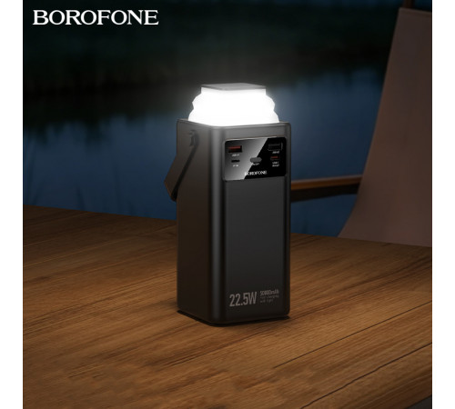 УМБ Power Bank Borofone BJ65A Velocity 50000mAh PD20W+22.5W (with cable Type-C, Micro, Lightning, USB)