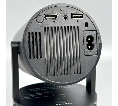 Проектор SU YOSD HY 300Pro + 2 мікрофона Karaoke (260 Ansi, Android 11, Bluetooth + WiFi, 1080P)