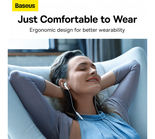 Навушники Baseus Encok H18 3.5mm (NGCR030002)