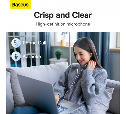 Навушники Baseus Encok H18 3.5mm (NGCR030002)