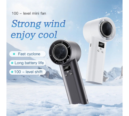 Вентилятор P3 з цифровим дисплеєм 3600mAh (16см) (з вбуд. акум.)